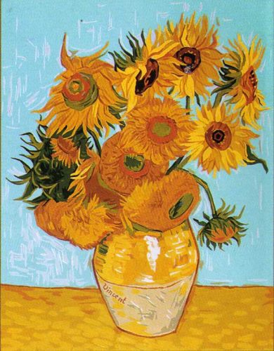 Les tournesols d'après Van Gogh