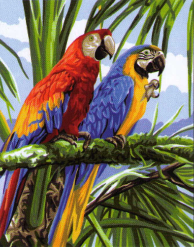Les Macaws Création Noël Roméro