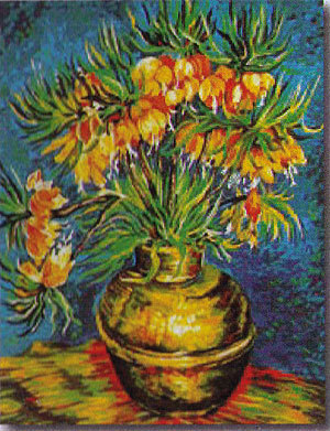 Les fritillaires (d'après Van Gogh)