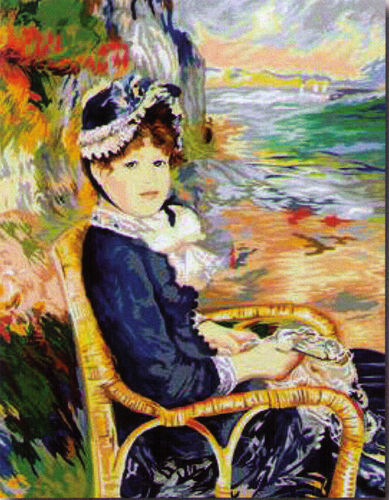 Au bord de la mer (d'après A.Renoir)