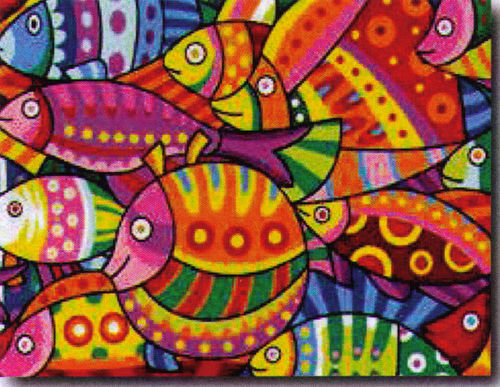 Colored fishes